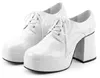 70er Schuhe Herren weiß Schuhgröße: 44-45 Produktbild-Vorschau 2