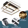 ZMH LED stropní svítidlo 42W černé stropní svítidlo Náhled obrázku produktu 3
