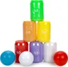 Dosen-Wurfspiel, Kinder Dosenwerfen, 6 Dosen und 3 Produktbild-Vorschau 3