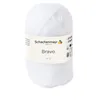 A ball of white yarn with a label. Náhled obrázku produktu