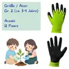 12 x Arbeitshandschuhe Kinder Latex Gartenhandschuhe Kinder Produktbild-Vorschau 2