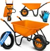 MASKO® Schubkarre Bauschubkarre Gartenschubkarre 100 Liter Produktbild-Vorschau 1