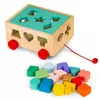 ECO TOYS Drewniana układanka edukacyjna - Kostka Podgląd zdjęcia produktu 1