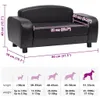 vidaXL Sofa dla psa czarna 80x50x40 cm imitacja skóry Podgląd zdjęcia produktu 7