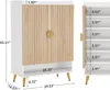 A shoe cabinet with dimensions shown. Produktbild-Vorschau