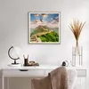 Gerahmtes Poster - Rahmen in heller Eiche - Wand Berg Produktbild-Vorschau 6