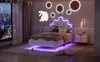 Letto per bambini ProximaX 90×200 cm con LED sulla testata Anteprima dell’immagine prodotto 3
