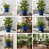Fioriera modello "EggPot" 38 cm in Vetroceramica blu reale Anteprima dell’immagine prodotto 3