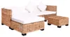 vidaXL Sofagarnitur 14-tlg. Natürliches Rattan Produktbild-Vorschau 8