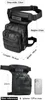 Motorrad Beintasche / Leg Bag # LB10 wasserdicht schwarz Produktbild-Vorschau 8