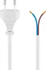 Kabel mit Eurostecker zum Konfektionieren, 1,5 m, Weiß, Produktbild-Vorschau 1