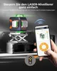 CIGMAN CMS02 Křížový Laser 4×360° Zelený s App, LCD a 2 Náhled obrázku produktu 2