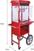 KuKoo Retro 1x Popcornmaschine Popcorn Maker mit Wagen und Produktbild-Vorschau 6