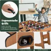 Baby-foot pliable avec poignée ergonomique, 33 x 36 x 109 Voir les images du produit 3