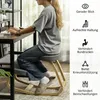 Kniestuhl, Ergonomischer Kniehocker mit Leinenoptik, Basis Produktbild-Vorschau 5