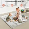 Laufstall 120 x 120 cm mit Matte für Zuhause | Geräumiger Produktbild-Vorschau 3