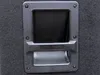 A close-up view of a black speaker handle attached to a textured gray surface. Produktbild-Vorschau