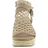 Blowfish Lorrah Damenschuhe Keilsandalen Sandalette Gold Produktbild-Vorschau 11