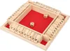 Dřevěná hra s kostkami Shut the Box, 4stranná deska s 10 Náhled obrázku produktu 3
