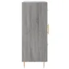 The Living Store Sideboard Grau Sonoma 69,5x34x90 cm Produktbild-Vorschau 7