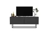 Loft TV-Schrank TV-Lowboard Enjoy Zweitürig Schwarze Metall Produktbild-Vorschau 11