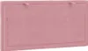 A pink velvet headboard cushion. Produktbild-Vorschau