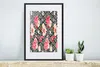 MuchoWow® MuchoWow® Gerahmtes Poster Blumen - Schmetterling Produktbild-Vorschau 4