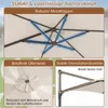 COSTWAY, ombrellone da giardino 300x300 cm, ombrellone a Anteprima dell’immagine prodotto 5