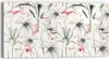 DEQORI Glasbild Echtglas 60x30 cm 'Flamingo Grünland' Produktbild-Vorschau 1