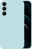 A light blue phone case is shown on a white background. Produktbild-Vorschau