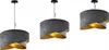 Three identical pendant lamps are displayed against a white background. Anteprima dell’immagine prodotto