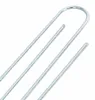 vidaXL Bodemankers, 25 stuks, U-vorm, 20x3,5 cm, verzinkt Productafbeelding-voorbeeld 3