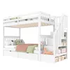 Sweiko 90x200cm Etagenbett, Treppenregal, ausgestattet mit Produktbild-Vorschau 7
