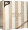 Papstar Servietten sand ROYAL Collection Lines 40x40cm 50 Produktbild-Vorschau 3