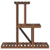 vidaXL Stojan na kvety 81x25x75,5 cm z masívneho jedľového Náhľad obrázku produktu 4