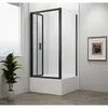 DEEP BLACK Cabina doccia rettangolare 1000x750mm variante Anteprima dell’immagine prodotto 2