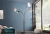Design Bogenlampe LEVELS 200cm schwarz grau 5 Leinen Produktbild-Vorschau 2