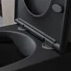 doporro WC Suspendu Gris Noir Mat Cuvette Céramique Voir les images du produit 6