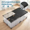 SONGMICS Kleintiergehege Freilaufgehege für Kaninchen mit Produktbild-Vorschau 6
