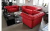 Chesterfield Couch Polster Sofas Sofa Couchen Leder Produktbild-Vorschau 3