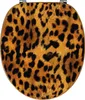 banjado Design Deska sedesowa Bambus 44x38x5cm - Leopard - Podgląd zdjęcia produktu 3