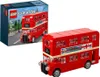 A LEGO Creator Londoner Bus set is shown, with the box and the assembled model. Podgląd zdjęcia produktu