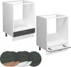 Herdumbauschrank Vicco Fame-Line Anthrazit-Gold 60 cm ohne Produktbild-Vorschau 6