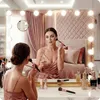Specchio da trucco Hollywood dorato con 15 LED e 3 Anteprima dell’immagine prodotto 2