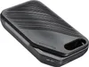 A black Plantronics Voyager 5200 USB-A headset charging case with a textured lid. Produktbild-Vorschau