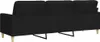 vidaXL 3-osobowa sofa czarna 210 cm tkanina Podgląd zdjęcia produktu 6
