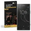 A product box for a screen protector is shown next to a smartphone. Produktbild-Vorschau