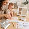 Baby Hand- & Fußabdruck Bilderrahmen Set – Erinnerungen für Produktbild-Vorschau 5