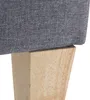 Homestyle4u Polsterbett 90x200 Jugendbett Grau Bettgestell Produktbild-Vorschau 6