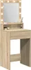 A vanity table with a mirror and lights. Náhled obrázku produktu